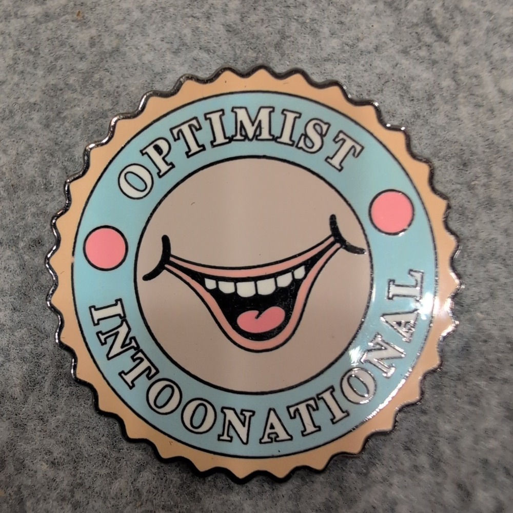 Disney Optimist Intoonational Enamel Pin Limited Edition 2400 Series 5 of 5